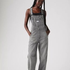 Levi’s Women's Grey Denim Overalls